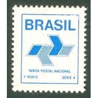 R-667 - 1988 - COMPROVANTE DE FRANQUEAMENTO - CF 1º PORTE - NOVO - GOMADO - RHM R$ 12,00 (2,40 UFS X R$ 5,00)