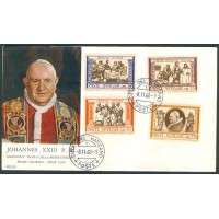 VATICANO - 1960 - FDC  -  4 LINDOS SELOS !