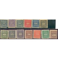 X-27/39 - 1906 - TIPO "CIFRA USA" - SÉRIE TAXAS ABN - NOVOS - GOMADOS - CHARNEIRA - PONTOS DE OXIDAÇÃO - RHM R$ 1.145,00 (229 UFS X R$ 5,00)