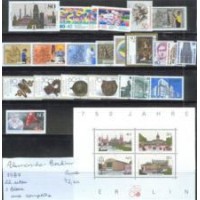 ALEMANHA BERLIN - ANO COMPLETO 1987 - 22 SELOS  E 1 BLOCO - MINT - MICHEL 89,60 EUROS 