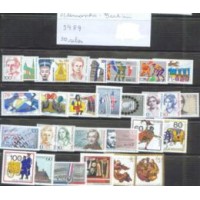 ALEMANHA BERLIN - ANO COMPLETO 1989 - 30 SELOS - MINT - MICHEL 121,90 EUROS 