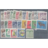 ALEMANHA BERLIN - ANO COMPLETO 1966 - 21 SELOS - MINT - MICHEL 24,20 EUROS