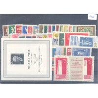ALEMANHA ORIENTAL (DDR) - ANO 1960 COMPLETO - 61  SELOS E 1 BLOCO - MINT 