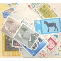 ALEMANHA ORIENTAL (DDR) - ANO 1963 COMPLETO - 64 SELOS COMEMORATIVOS + 2 BLOCOS - ALGUNS COM PF