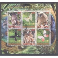 BENIN - BORBOLETA, CORUJA