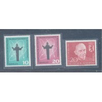 ALEMANHA BERLIN - ANO COMPLETO 1958 - 3 SELOS - MINT