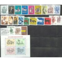ALEMANHA BERLIN - ANO COMPLETO 1969 - 23 SELOS E 1 BLOCO - MINT - 16,70 EUROS
