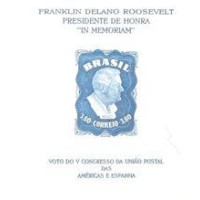 BL-012 - NOVO - EMITIDO SEM GOMA - PRESIDENTE FRANKLIN ROOSEVELT - RHM 110 UFS