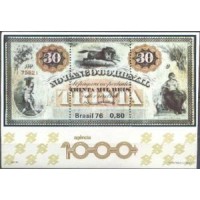 BL-040 - MINT - 1976 - BANCO DO BRASIL - RHM 1 UF