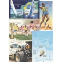 BL-058/62 - NOVOS PERFEITOS (MINT) - BRASILIANA 83 - ESPORTES - RHM 600 UFS