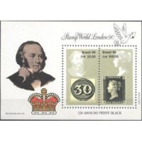 BL-085 - 150 ANOS DO PENNY BLACK - RHM UFS 7,00