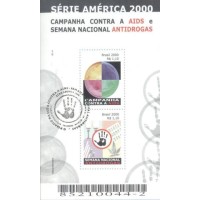 BL-116 - CARIMBO CBC - SÉRIE AMÉRICA - 2000 - RHM R$ 20,00 (4 UFs X R$ 5,00)