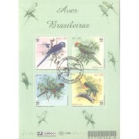 BL-119 - CARIMBO CBC - AVES BRASILEIRAS - 2001 - RHM R$ 60,00 (12 UFS X R$ 5,00)