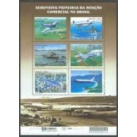 BL-122 - 2001 - MINT - AERONAVES PIONEIRAS - RHM 27 UFS