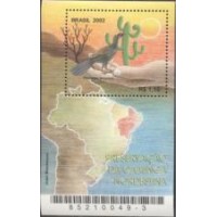 BL-126 - 2002 - MINT - PRESERVAÇÃO DA CAATINGA NORDESTINA - 2002 - RHM 8 UFS