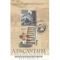 BL-127 - CARIMBO CBC - CASA DE SANTOS DUMONT - 2002 - RHM R$ 25,00 (5 UFS X R$ 5,00)
