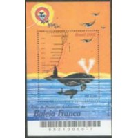 BL-128 - 2002 - MINT - ÁREA DE PRESERVAÇÃO DA BALEIA FRANCA - RHM 8 UFS