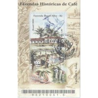 BL-130 - CARIMBO CBC - FAZENDAS HISTÓRICAS DE CAFÉ - 2003 - RHM R$ 25,00 (5 UFS X R$ 5,00)