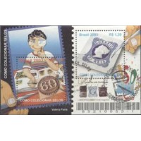 BL-132 - CARIMBO CBC - COMO COLECIONAR SELOS - 2003 - RHM R$ 30,00 ( 6 UFS X R$ 5,00)