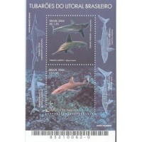 BL-144 - MINT - TUBARÕES DO LITORAL BRASILEIRO - RHM  UFS 20,00