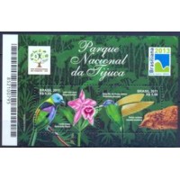 BL-163 - 2011 - PARQUE NACIONAL DA TIJUCA / FAUNA E FLORA BRASILEIRA - RHM UFs 25,00