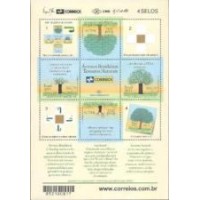 BL-165 - 2011 - MINT - ÁRVORES DO BRASIL - RHM UFS  48,00