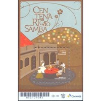 BL-201- BLOCO CENTENÁRIO DO SAMBA - 2017 - MINT - RHM UFS 7,00