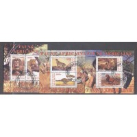 BURUNDI  - FAUNA AFRICANA  - ONÇA E LEÃO 