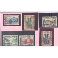 C-0119/124 - PROPAGANDA TURÍSTICA - 1937 - CARIMBADOS - SEM GOMA - CHARNEIRA