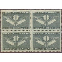 C-0170 - QUADRA - MINT - 1941 - SEMANA DA ASA-FAB -GOMADA - RHM R$ 600,00 (120 UF's X R$ 5,00)