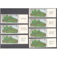 C-0699/700 - MINT - 7 PARES COM LEGENDAS - TRANSAMAZÔNICA - 1971 - RHM R$ 1.400,00 (280 UFS X R$ 5,00)