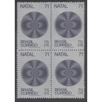 C-0719 - QUADRA - NOVA - GOMADA - NATAL - PRATA/PRETO - 1971