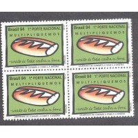 C-1908 - QUADRA - NOVA - GOMADA - UNIÃO DE TODOS CONTRA A FOME - 1994 - RHM 20 UFS