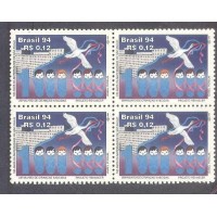 C-1912 - QUADRA - NOVA - GOMADA - UM MILHÃO DE CRIANÇAS NASCIDAS - 1994 - RHM 4 UFS