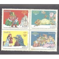 C-1916/1919 - QUADRA - NOVA - GOMADA - CENTENÁRIO DO PRIMEIRO LIVRO INFANTIL NO BRASIL - 1994 - RHM 10 UFS