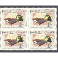 C-1924 - QUADRA - NOVA - GOMADA - CENTENÁRIO DO INSTITUTO HISTÓRICO E GEOGRÁFICO DE SÃO PAULO - 1994 - RHM R$ 14,00 (1,60 UFS X R$ 5,00)