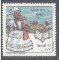 C-2019 - UPAEP 96-TRAJES TÍPICOS NACIONAIS - VAQUEIRO E BAIANA -  NOVO