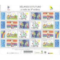 C-2238/2241A - 2000 - FOLHA MINT - SELANDO O FUTURO - RHM 2016 R$ 420,00 (120 UFS)
