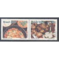 C-2246/47 - PAR MINT - PERFEITO - PRATOS TÍPICOS MOQUECA - NOVO - GOMADO