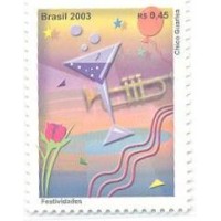 C-2540 - 2003 - MINT - SELO - FESTIVIDADES - DESPERSONALIZADO
