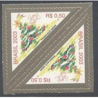 C-2544 - PAR TÊTE-BÊCHE (2 SELOS INVERTIDOS EM RELAÇÃO AO OUTRO) - NATAL 2003 - MINT