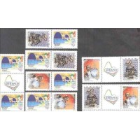C-2641/2643 - MINT - 2006 - GRAFITEIROS - 4 PARES SE-TENANT E 3 TRÍPTICOS - ÁLBUM BRASIL PÁGINAS 498/499 - RHM: 105 UFS