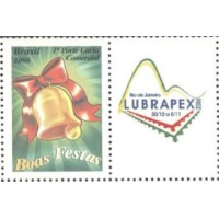 C-2663 - 2006 - SP-13 - MINT - SELO -  BOAS FESTAS / SINO - SELO - VINHETA LUBRAPEX