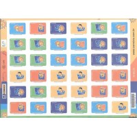 C-2670/2674 - FOLHA - PAN 2007 ÁLBUM BRASIL - RARA- C-2670/2674 - FOLHA - PAN 2007 ÁLBUM BRASIL - RARAEXCELEN