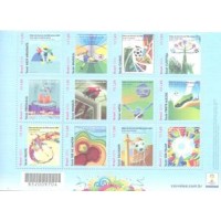 C-3319/3330 - 2014 - COPA DO MUNDO DA FIFA BRASIL - CIDADES SEDES - SÉRIE COMPLETA 12 SELOS - MINT (PERFEITA)