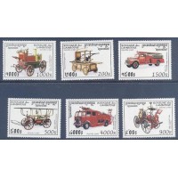 CAMBOJA - 1997 - 1403/1408 - AUTOMÓVEIS