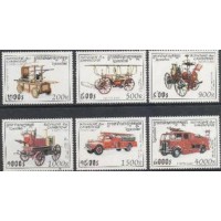 CAMBOJA - 1997 - YV-1403/1408 -  MEIOS DE TRANSPORTE EM GERAL