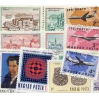 HUNGRIA ACUMULAÇÃO - PACOTE COM 60 SELOS USADOS