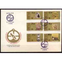 PORTUGAL - FDC ANO 1983 - EXPO. EUROPÉIA DE ARTE CIÊNCIA E CULTURA - SÉRIE 6 SELOS