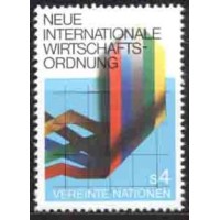 ONU VIENA - Y 008 (1980) NOVA ORDEM ECONÔMICA MUNDIAL -SELO MINT